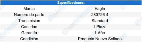 Soporte Transmision S15 Jimmy V6 2.8l 88 A 89 Eagle 6537917