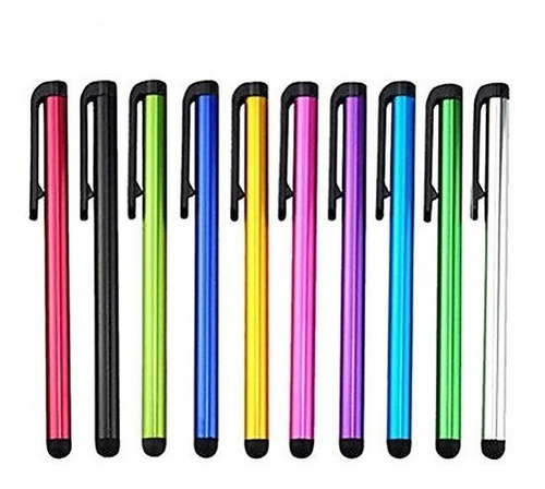 5pack Multi Color Universal Pequeño Metal Touch Stylus Pen