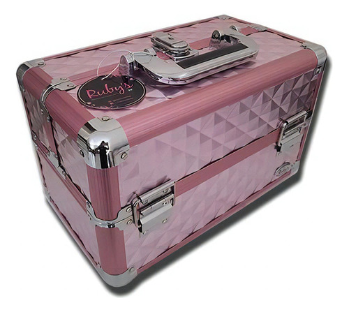 Maleta Profissional Ruby's Organizadora Fs-1160mc - Rosa