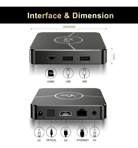 Decodificador De Televisión Por Internet Android Wifi Digita