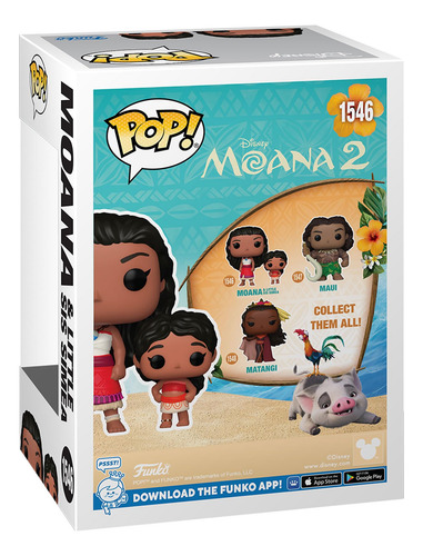 Boneco De Vinil Funko Pop & Buddy Moana 2 Moana & Simea