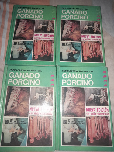Libros Antiguos Enciclopedia Técnica Del Ganado Porcino 4 To