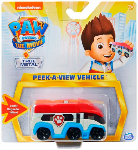 Vehículo Con Visor Paw Patrol Peek A View Vehicle Original