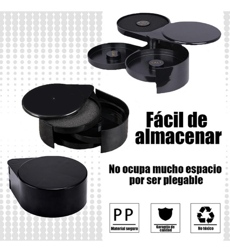 Escarchador De Vasos, 3 Tier Caja De Condimentos,