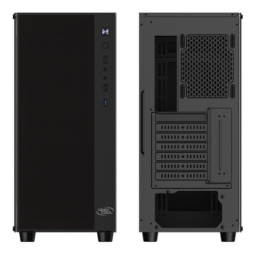 Gabinete Gamer Deepcool Matrexx 55 Mesh 4 Fans Rgb Templado Color Negro