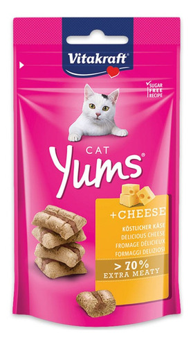 Vitakraft Gatos Yums Con Queso 40 G