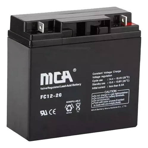 Bateria 12v 18amp Mca