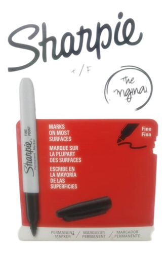 Marcadores Sharpie Caja De 12 Piezas Punta Fina