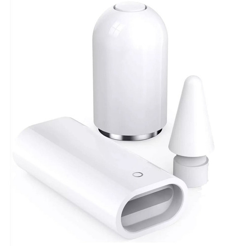 Imagen 1 de 9 de Combo Punta, Tapa Y Adaptador De Carga Para Apple Pencil 1.ª