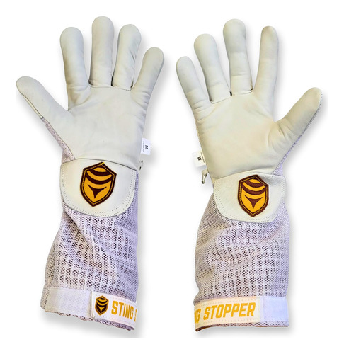 Guantes De Apicultor De Cuero De Cabra Sting Stopper