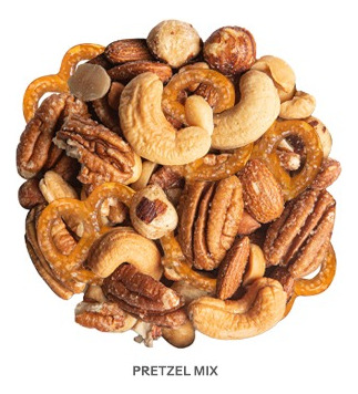 Mason Jar Con Mix De Nueces Y Pretzel (4 Pack)