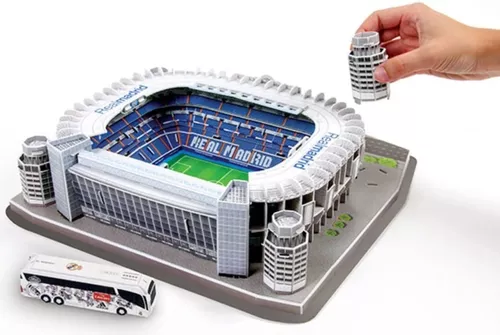 Puzzle 3d Estadio Santiago Bernabeu Real Madrid Nanostad