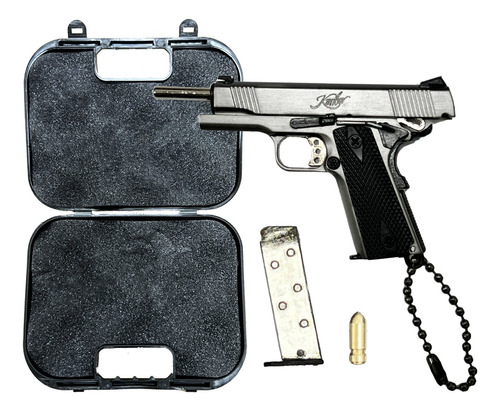 Llaveros Moda Armas Fuego Pistola Replica Colts M1911 Plata
