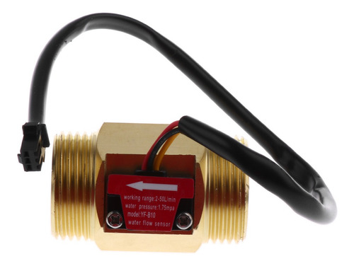 Imagen 5 de 10 de 4pcs Sensor De Flujo De Agua Rosca G1 De Cobre Con