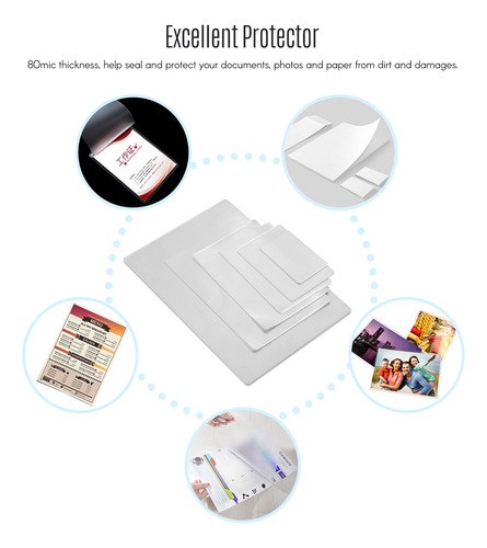 Protector De Película De Laminación Térmica De 80 Micras, Bo