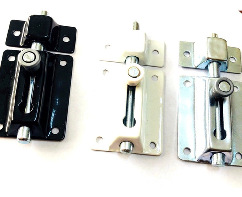 Imagen 2 de 5 de Pasador Chapa Con Traba A Resorte 45x35mm