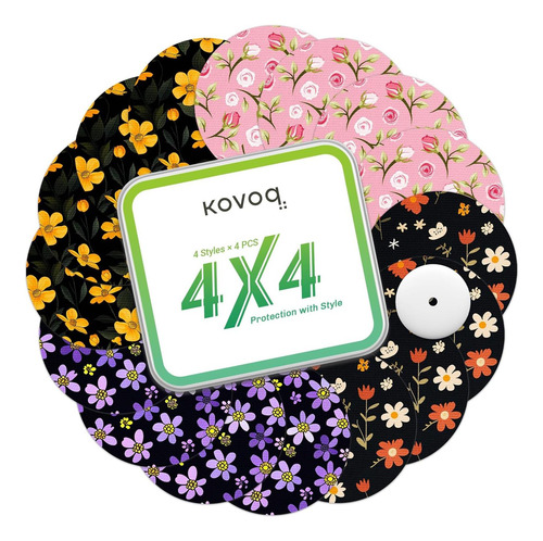 Cubiertas Para Sensores Kovoq Freestyle Libre 3, 16 Parches