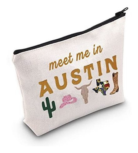 Estuche Cosmético De Viaje 'meet Me In Austin' Para
