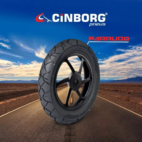 Pneu Dianteiro Cinborg 60/100-17 Parrudo C/c Dream Crypton