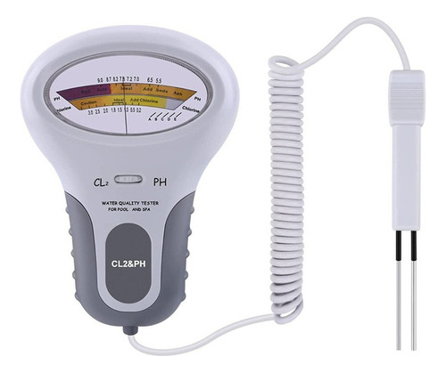 Medidor Portátil De Nivel De Cloro Y Ph 2 En 1