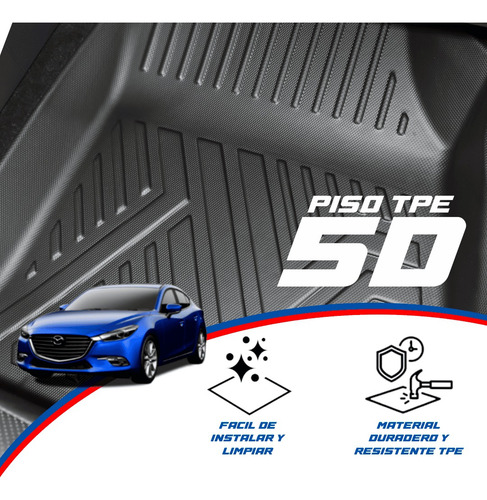 Piso De Auto 5d Tpe Mazda 3 2019-2023 - Tapete