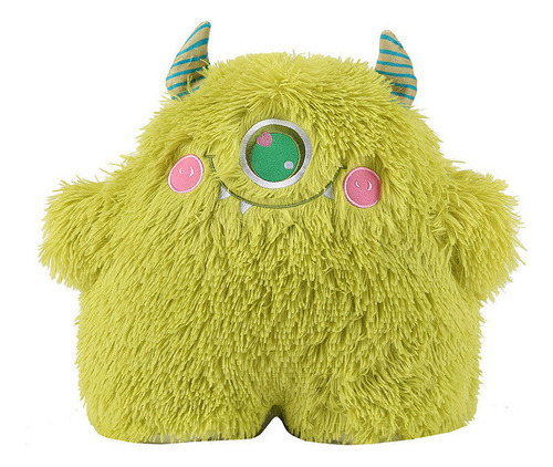 Cojín Para Dormir Little Monster Shan, De Peluche, Con Forma