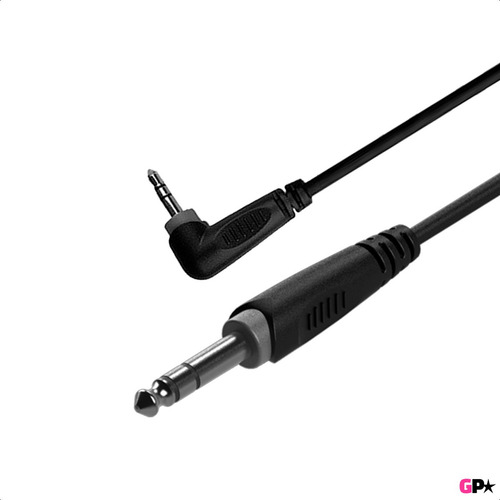 Cable Audio Y Sonido Plug Estereo A Miniplug Estereo 90° 2m