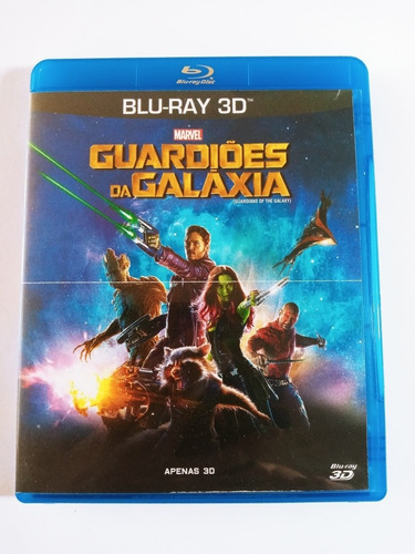 Bluray Guardioes Da Galaxia / 3d