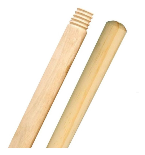 3 Cepillo Duro Económico Para Piso C/ Bastón De Madera 84984