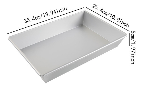 Pizca De Estilado De Bandeja De Pizza De 35.4cmx25.4cmx5cm