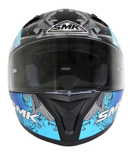 Imagen 3 de 6 de Casco Integral Smk Stellar Samurai Visor Simple