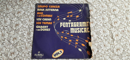 Pichi Landi Pentagrama Musical 1 Varios  Cereza  Vinilo Ex