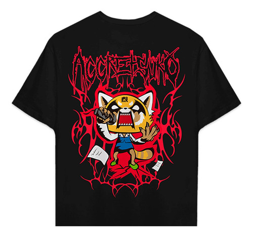 Playera Unisex Aggretsuko Fire