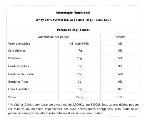 Whey Bar Gourmet 12un. 45g Chocolate E Creme De Amendoim Chocolate/creme De Amendoim