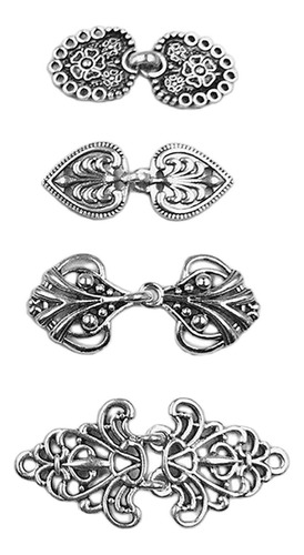 3 X 4 Piezas Suéter Medieval Chal Scollar Clips Cardigan