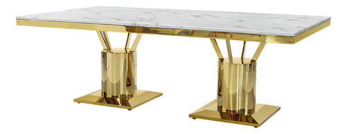 Mesa De Comedor Filipinas Dorado Këssa Muebles