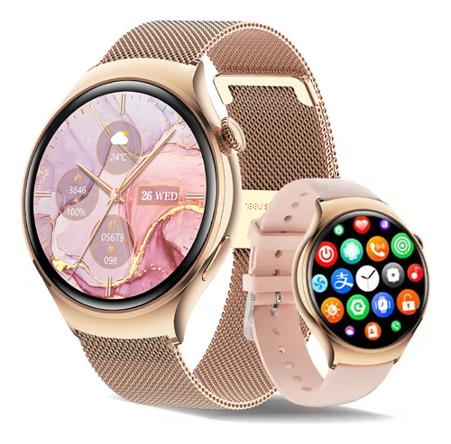 Gps Smartwatch Mujer Amoled Reloj Inteligente Bluetooth Call