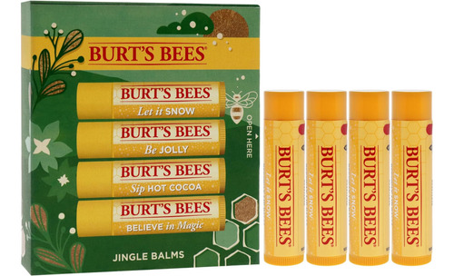 Kit De Regalo Navideño Burts Bees Jingle Balms, 1 Unidad