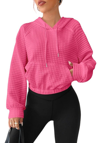 Polera / Sudadera Shein Top Con Capucha / De Mujer