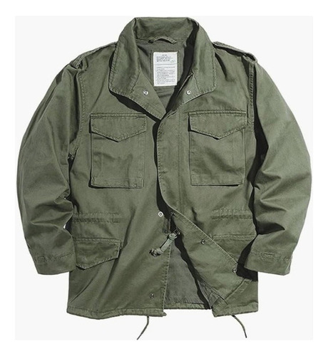 Chamarras M65 Para Hombre Verde Militar