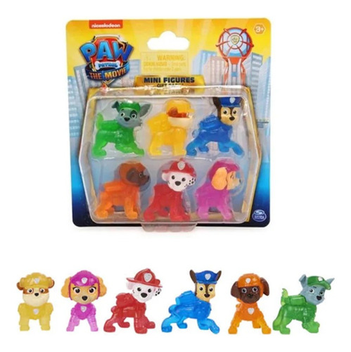 Paw Patrol Set 6 Mini Figuras