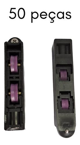 Roldana Dupla Suprema Rolamento E Regulagem Rol439 C/ 50 Pçs