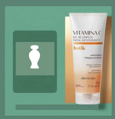 Botik Gel De Limpeza Facial Antioxidante Vitamina C 50g