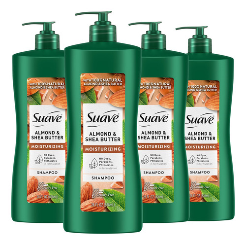Champú Suave Professionals Hidratante Con Almendras Y Karité