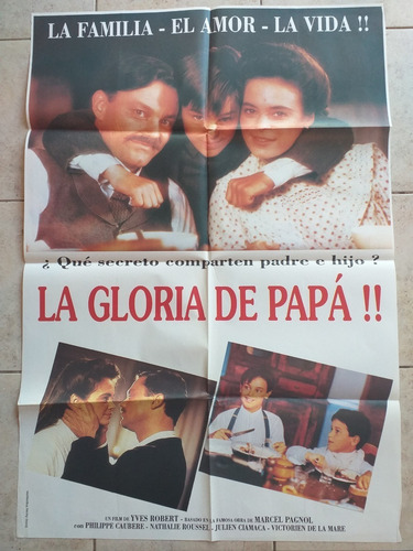 Antiguo Afiche Cine - La Gloria De Papá * (Usado)