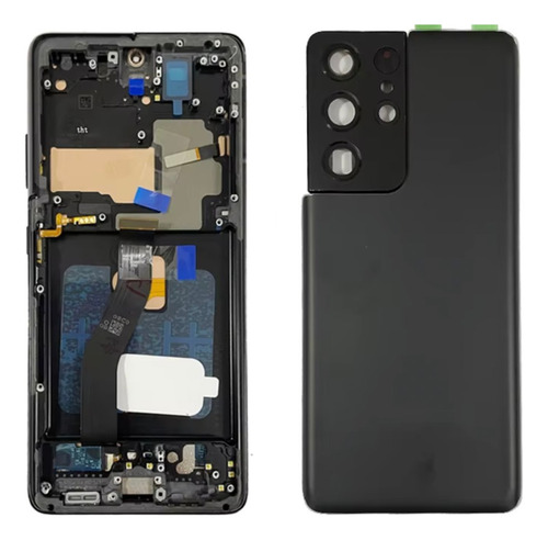 Pantalla Para Samsung S21 Ultra Con Marco + Tapa De Regalo