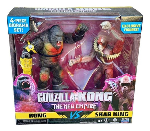 Godzilla X Kong The New Empire Kong Vs Skar King Playmates