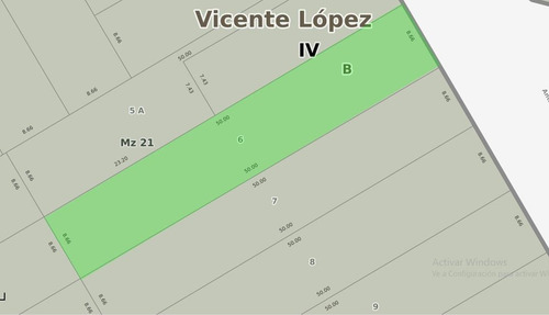 Imagen 3 de 14 de Lote 8.66 X 50 En R3 Excelente Zona De Munro