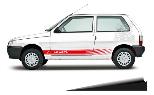 Calco Fiat Uno Abarth Zocalo Juego