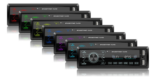 Auto Estéreo Coche Mp3 Aux Bluetooth Subwoof Pantalla Táctil
